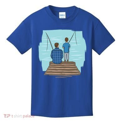 Father And Son Fishing Kids T-Shirt