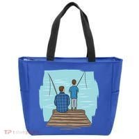 Father And Son Fishing Tote Bag thumb 0