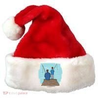 Father And Son Fishing Santa Hat thumb 0