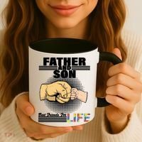 Father And Son Friends For Life Autism Awareness Coffee Mug thumb 3