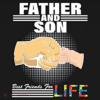 Father And Son Friends For Life Autism Awareness Women's Hoodie thumb 2