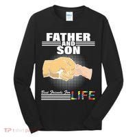 Father And Son Friends For Life Autism Awareness Tall Long Sleeve Shirt thumb 0