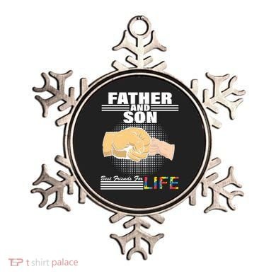 Father And Son Friends For Life Autism Awareness Ornament