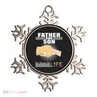 Father And Son Friends For Life Autism Awareness Ornament thumb 0