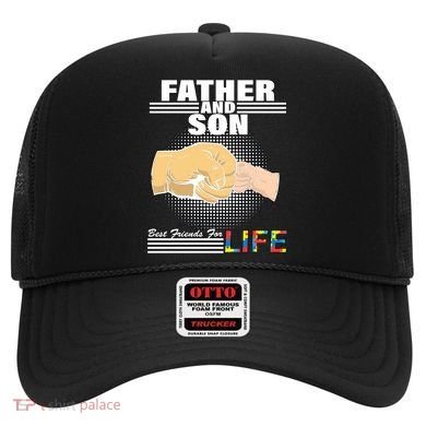 Father And Son Friends For Life Autism Awareness Hat