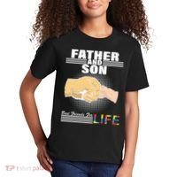 Father And Son Friends For Life Autism Awareness Kids T-Shirt thumb 2