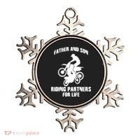 Father And Son Riding Partners For Life Motocross Ornament thumb 0