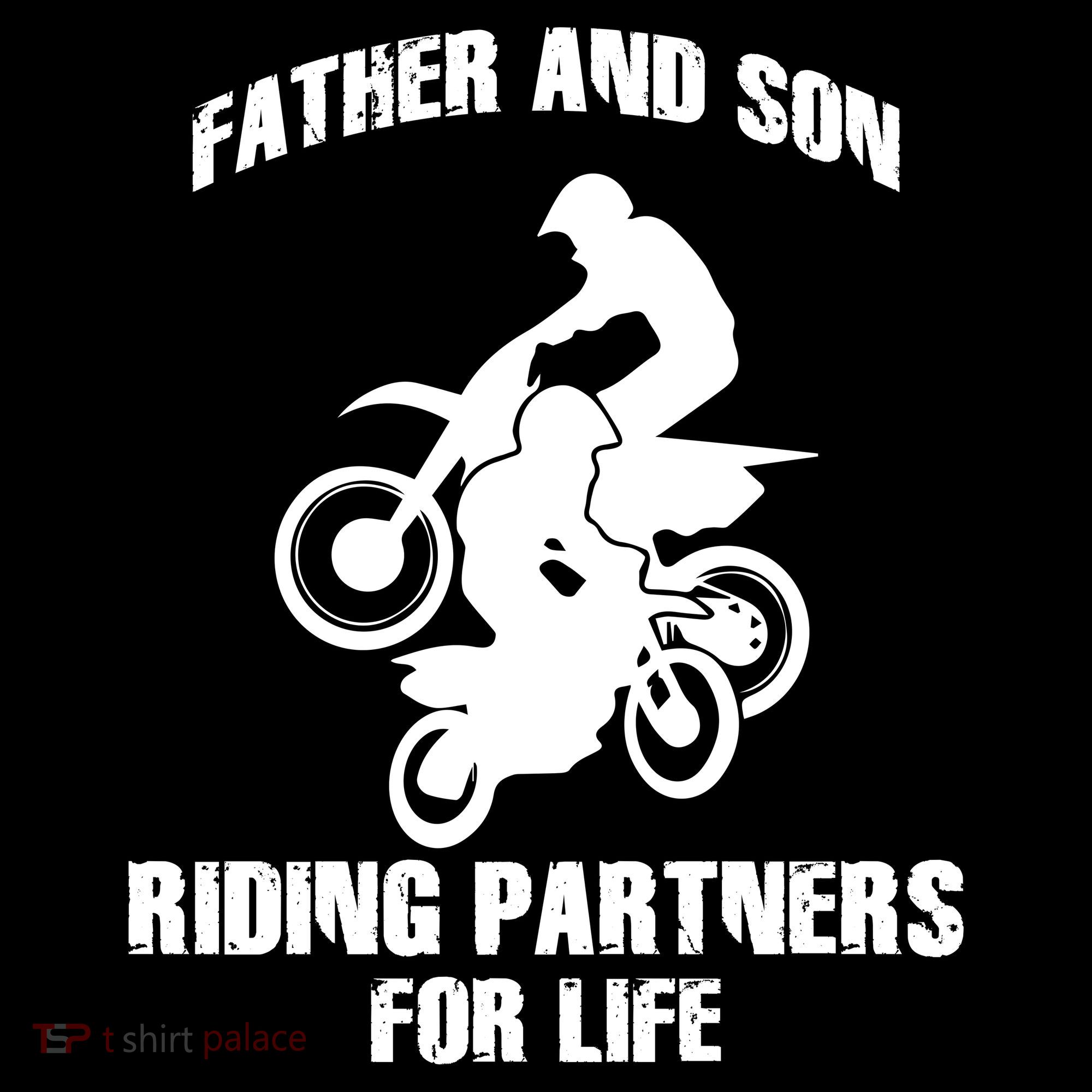 Father And Son Riding Partners For Life Motocross Ornament