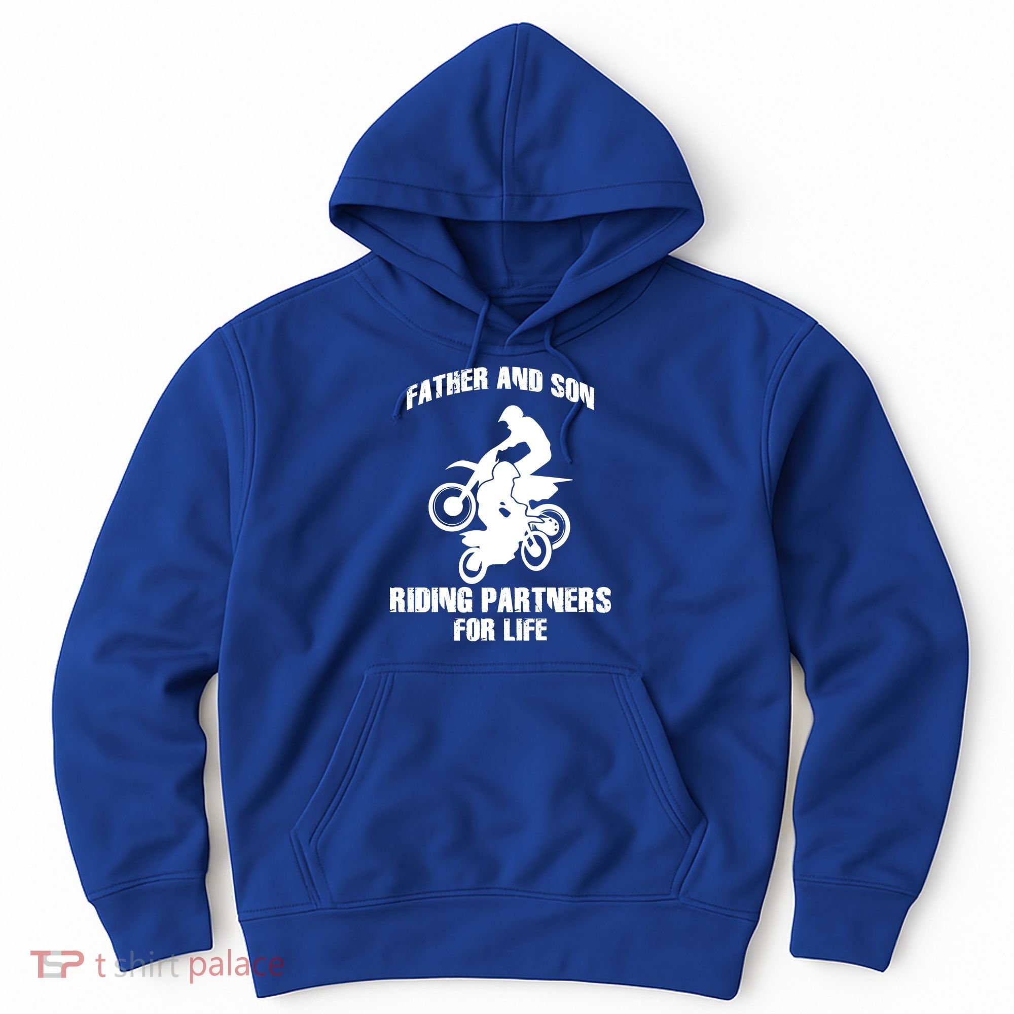 Father And Son Riding Partners For Life Motocross Hoodie