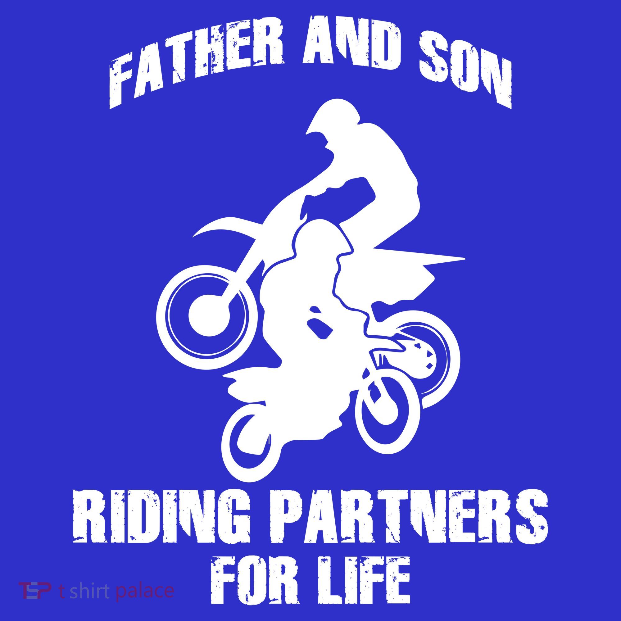 Father And Son Riding Partners For Life Motocross Hoodie