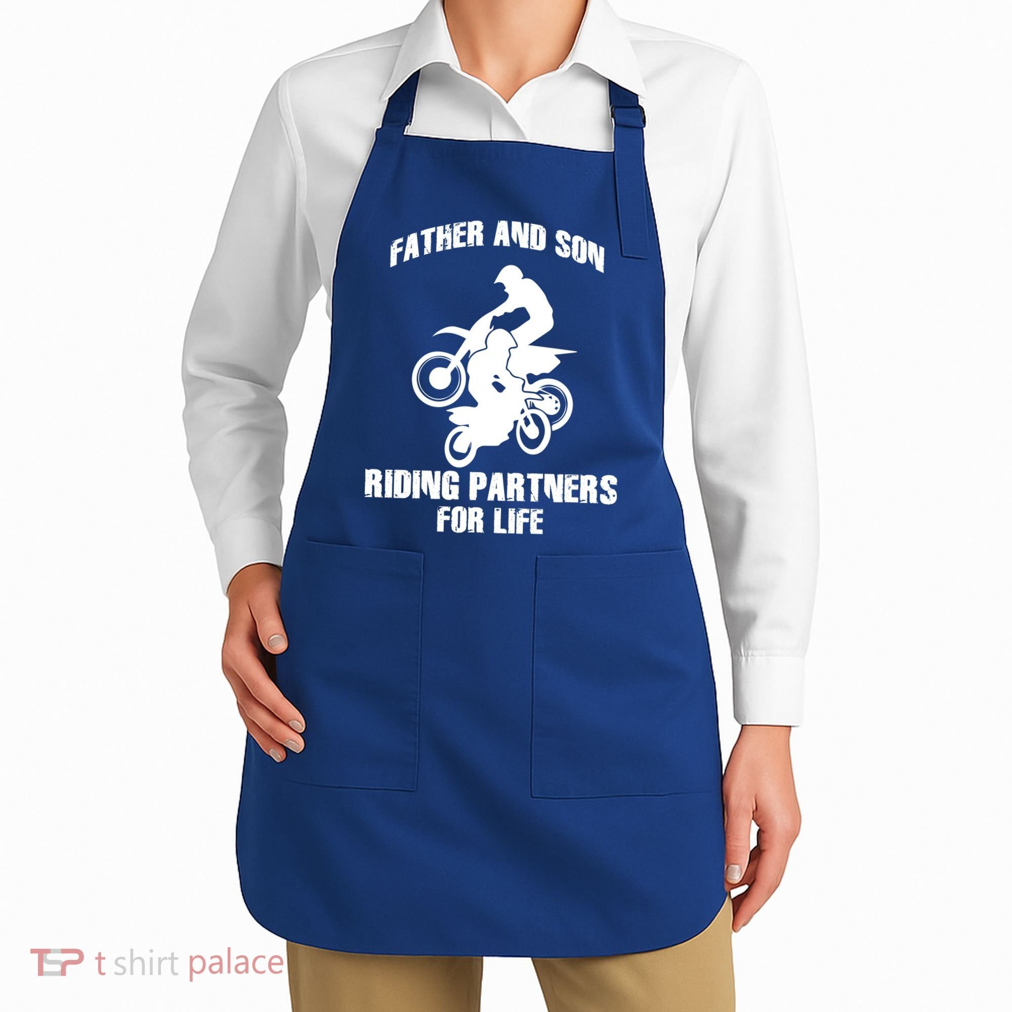 Father And Son Riding Partners For Life Motocross Apron