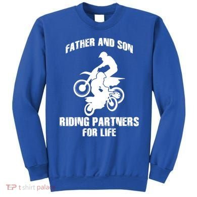 Father And Son Riding Partners For Life Motocross Sweatshirt