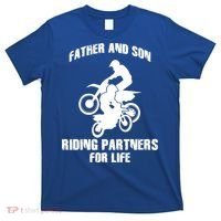 Father And Son Riding Partners For Life Motocross T-Shirt thumb 0