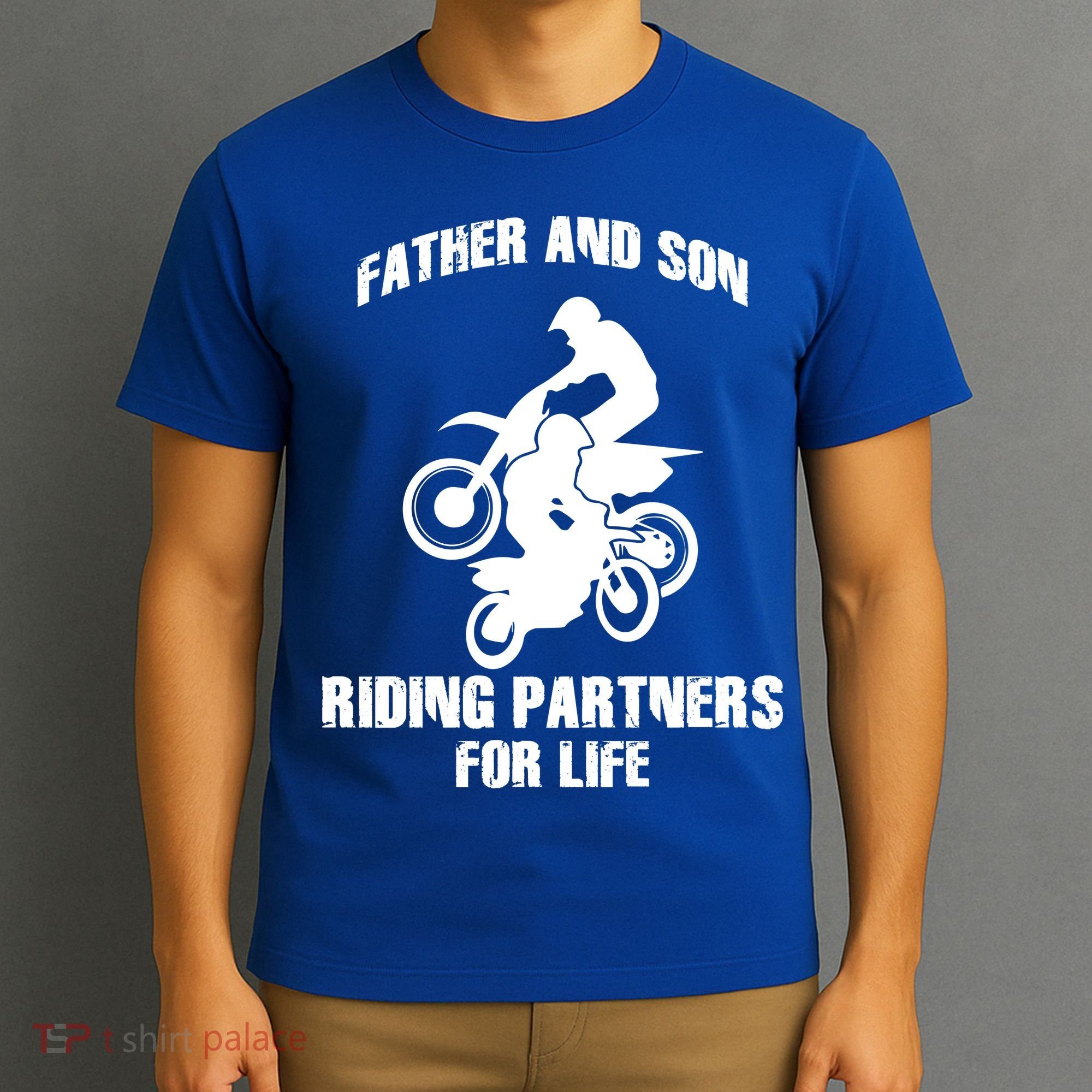 Father And Son Riding Partners For Life Motocross T-Shirt