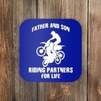 Father And Son Riding Partners For Life Motocross Coaster thumb 0
