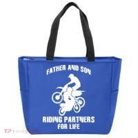 Father And Son Riding Partners For Life Motocross Tote Bag thumb 0