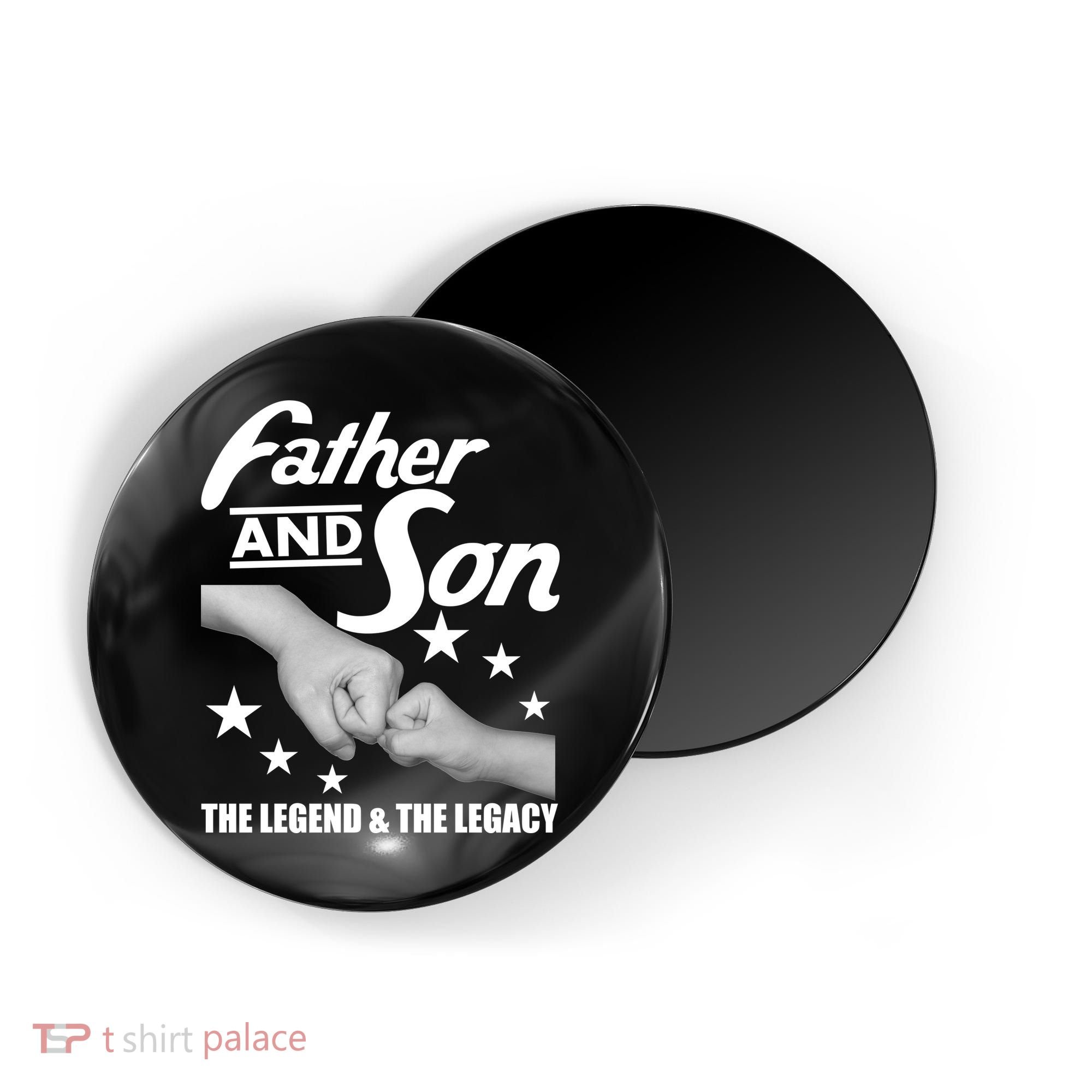 Father And Son The Legend & Legacy Magnet