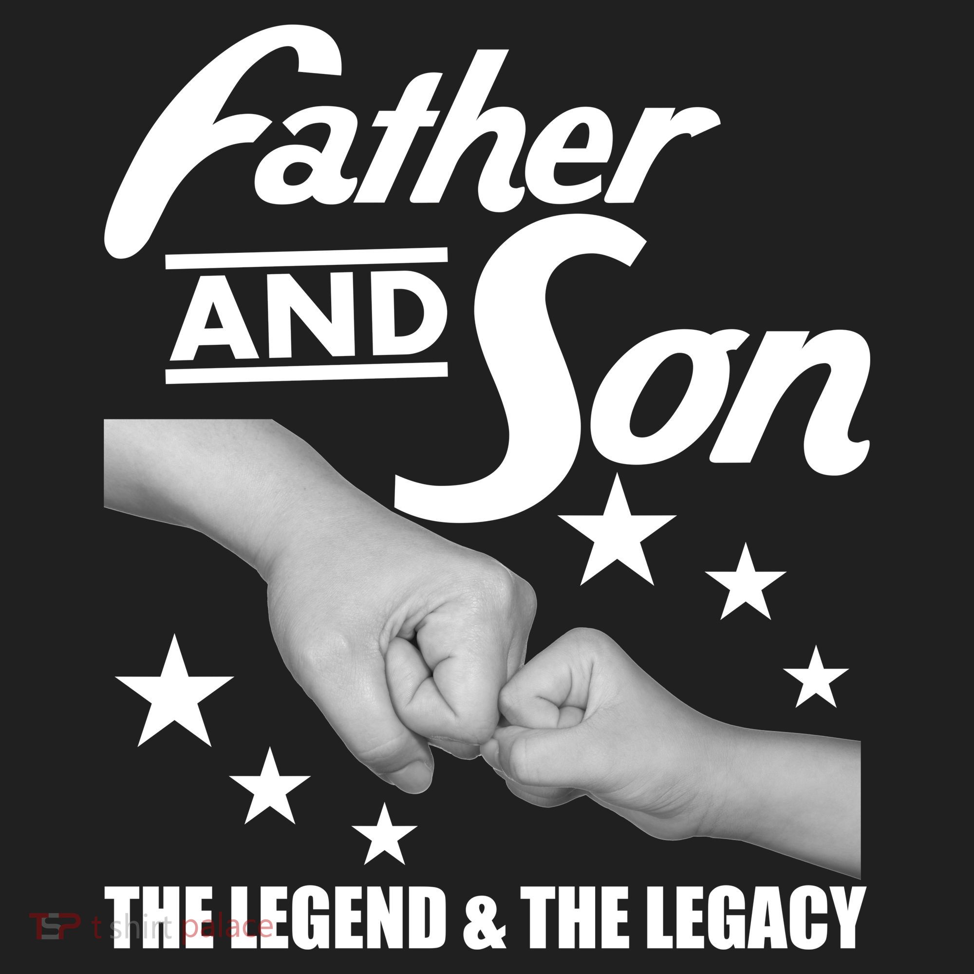 Father And Son The Legend & Legacy Golf Towel