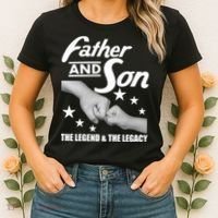 Father And Son The Legend & Legacy Women's T-Shirt thumb 2