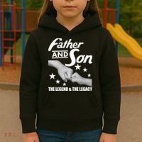 Father And Son The Legend & Legacy Kids Hoodie thumb 3