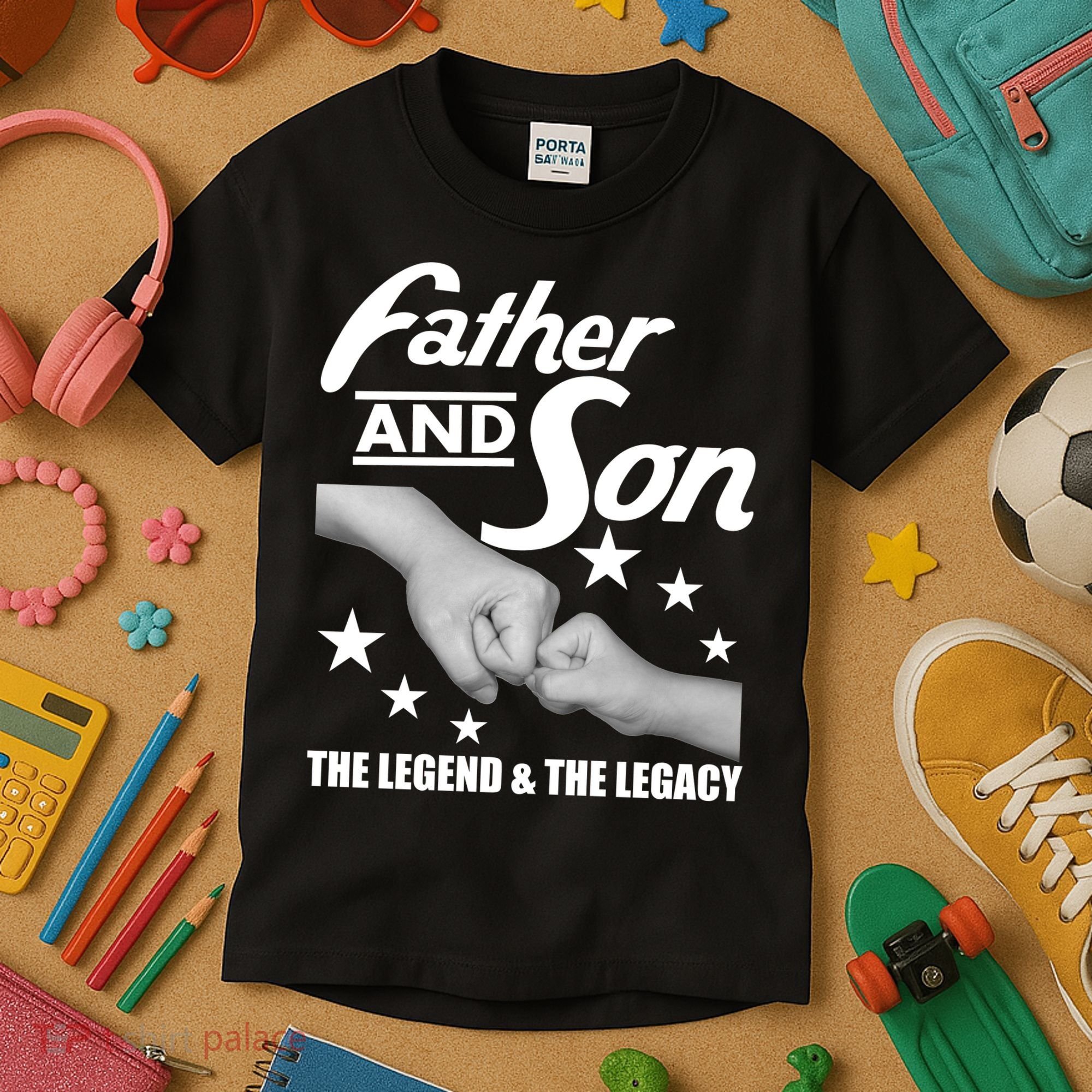 Father And Son The Legend & Legacy Kids T-Shirt
