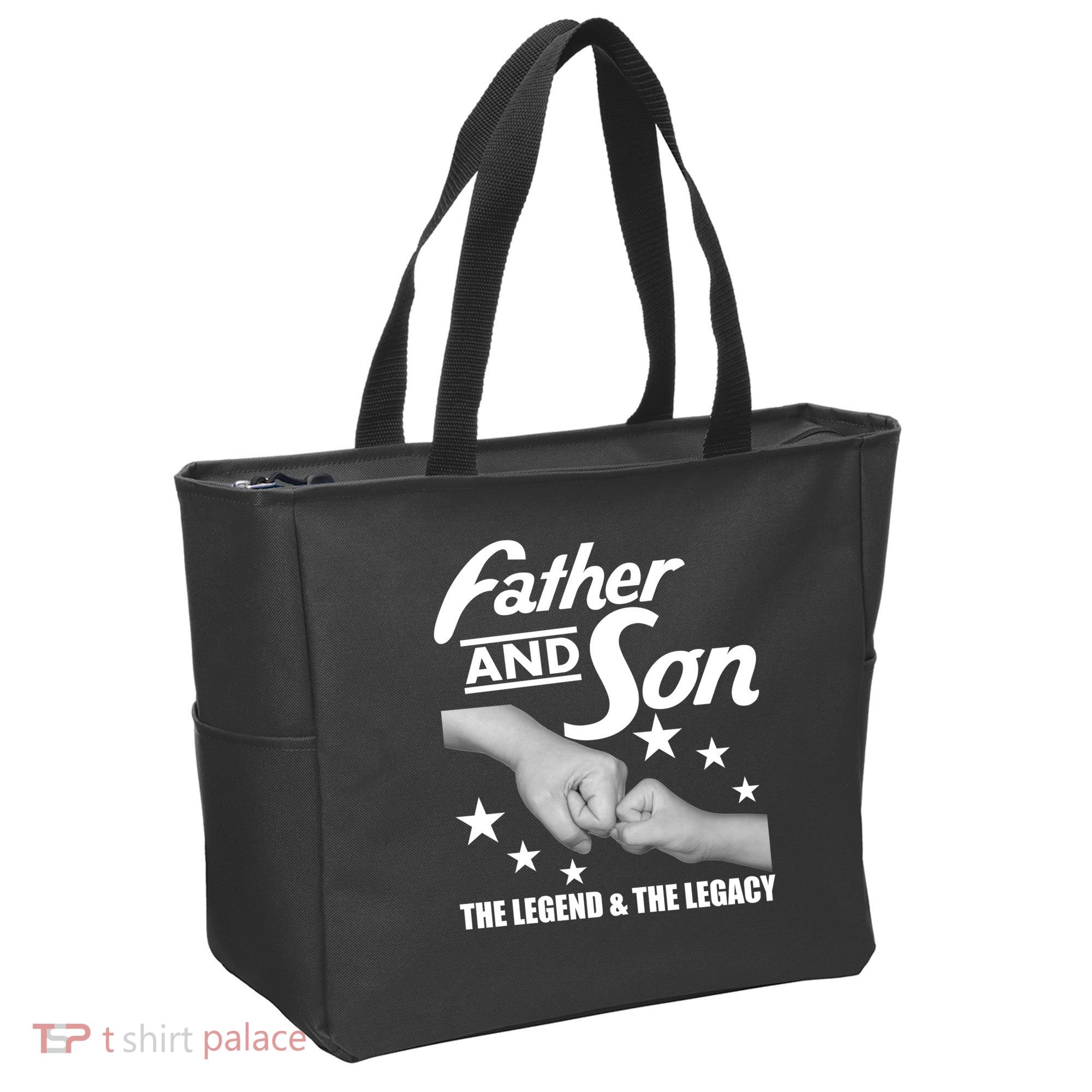 Father And Son The Legend & Legacy Tote Bag