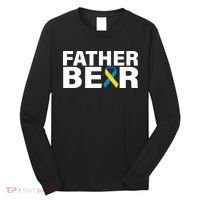 Father Bear Down Syndrome Awareness Long Sleeve Shirt thumb 0