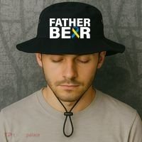 Father Bear Down Syndrome Awareness Bucket Hat thumb 2