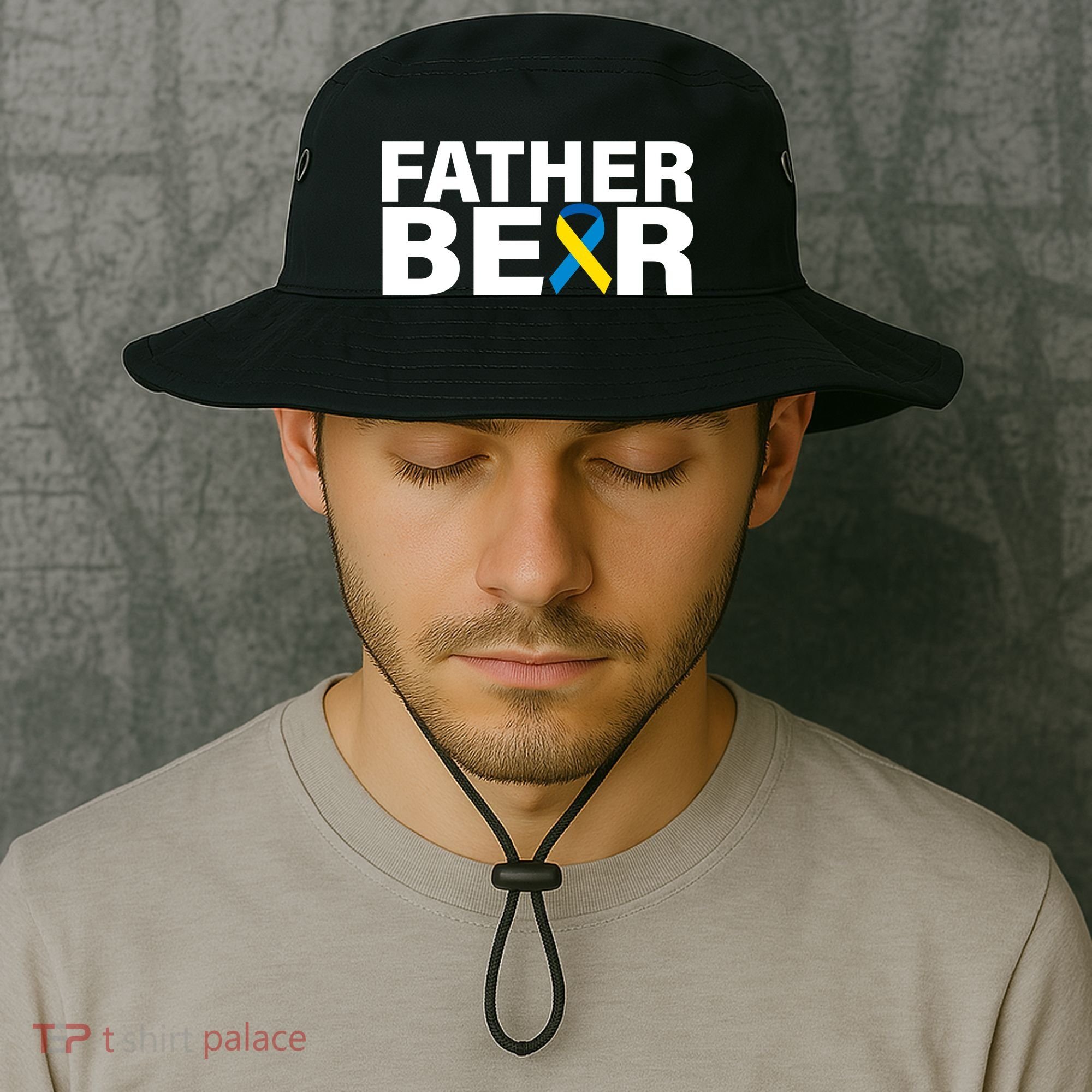 Father Bear Down Syndrome Awareness Bucket Hat