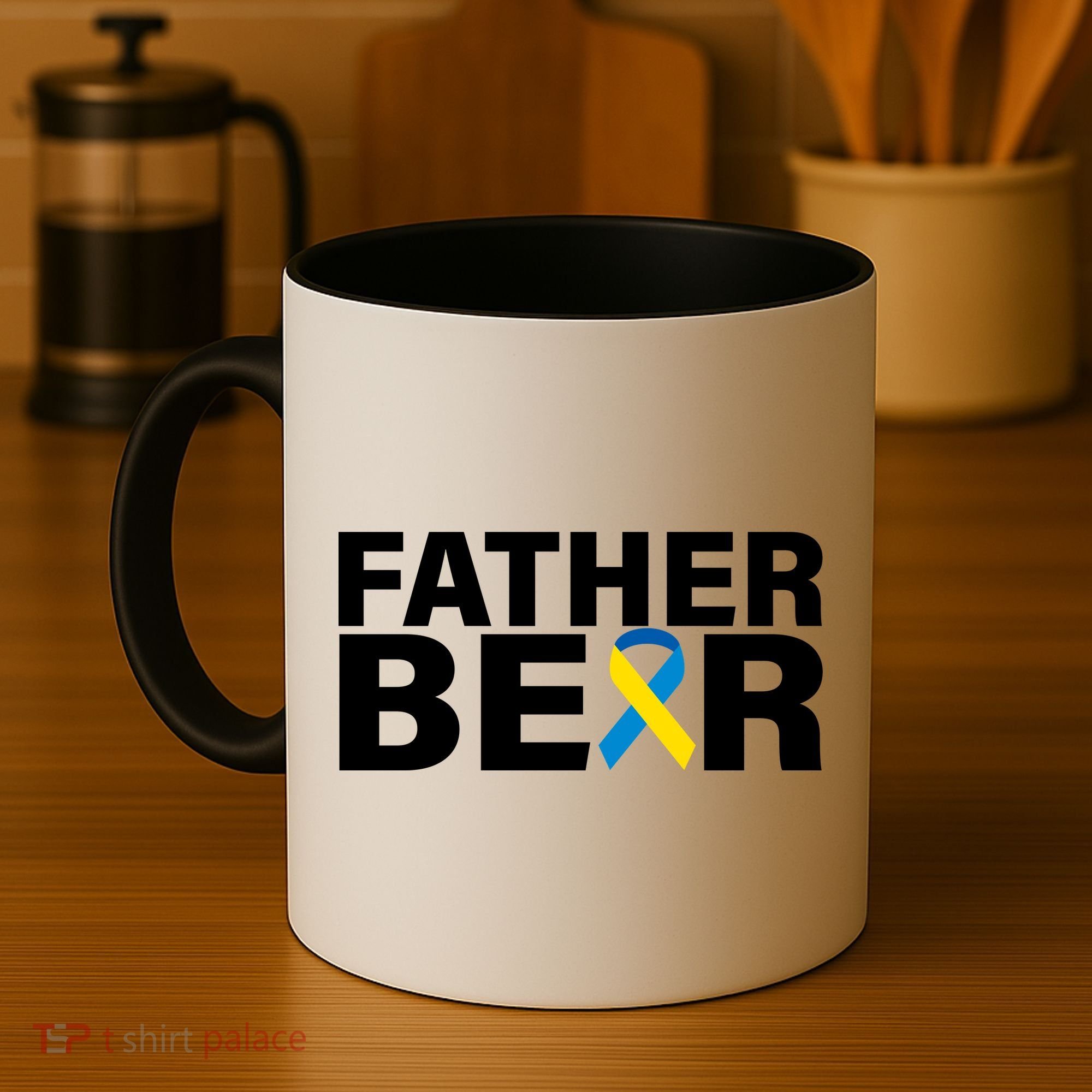 Father Bear Down Syndrome Awareness Coffee Mug