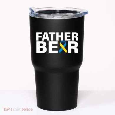 Father Bear Down Syndrome Awareness Tumbler