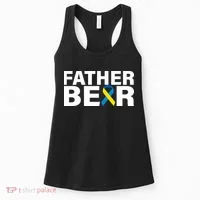 Father Bear Down Syndrome Awareness Women's Tank Top thumb 0