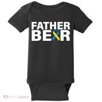Father Bear Down Syndrome Awareness Baby Bodysuit thumb 0