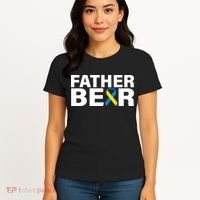 Father Bear Down Syndrome Awareness Women's T-Shirt thumb 4