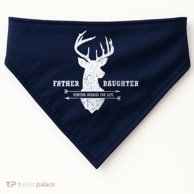 Father Daughter Hunting USA-Made Doggie Bandana