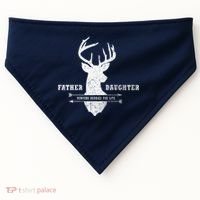 Father Daughter Hunting USA-Made Doggie Bandana thumb 0