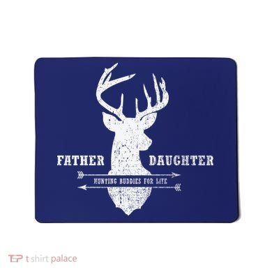 Father Daughter Hunting Mousepad