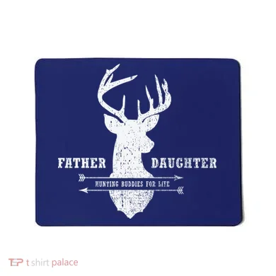 Father Daughter Hunting Mousepad