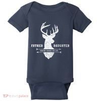Father Daughter Hunting Baby Bodysuit thumb 0