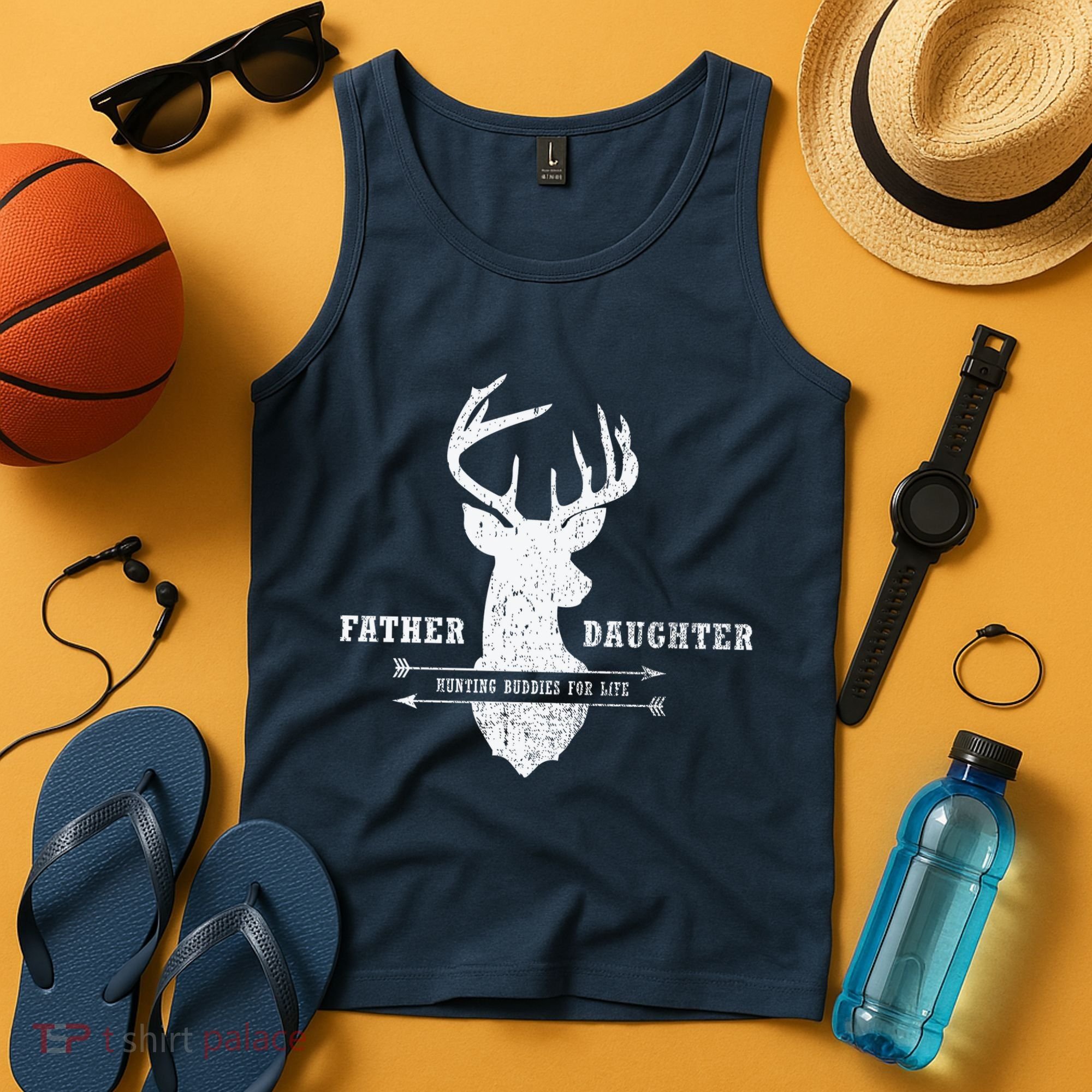 Father Daughter Hunting Tank Top