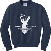 Father Daughter Hunting Kids Sweatshirt thumb 0