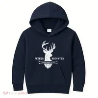 Father Daughter Hunting Kids Hoodie thumb 0
