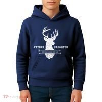 Father Daughter Hunting Kids Hoodie thumb 4