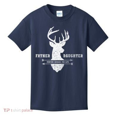 Father Daughter Hunting Kids T-Shirt