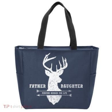 Father Daughter Hunting Tote Bag