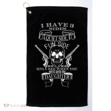 Father Daughter Side Golf Towel