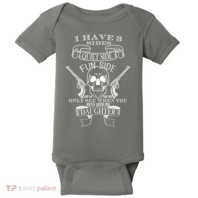 Father Daughter Side Baby Bodysuit