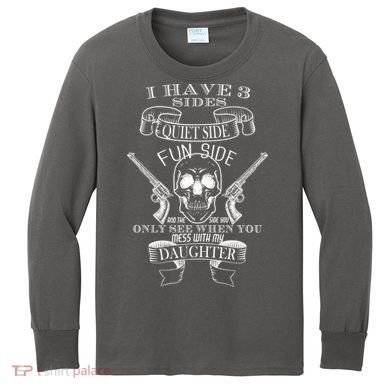 Father Daughter Side Kids Long Sleeve Shirt