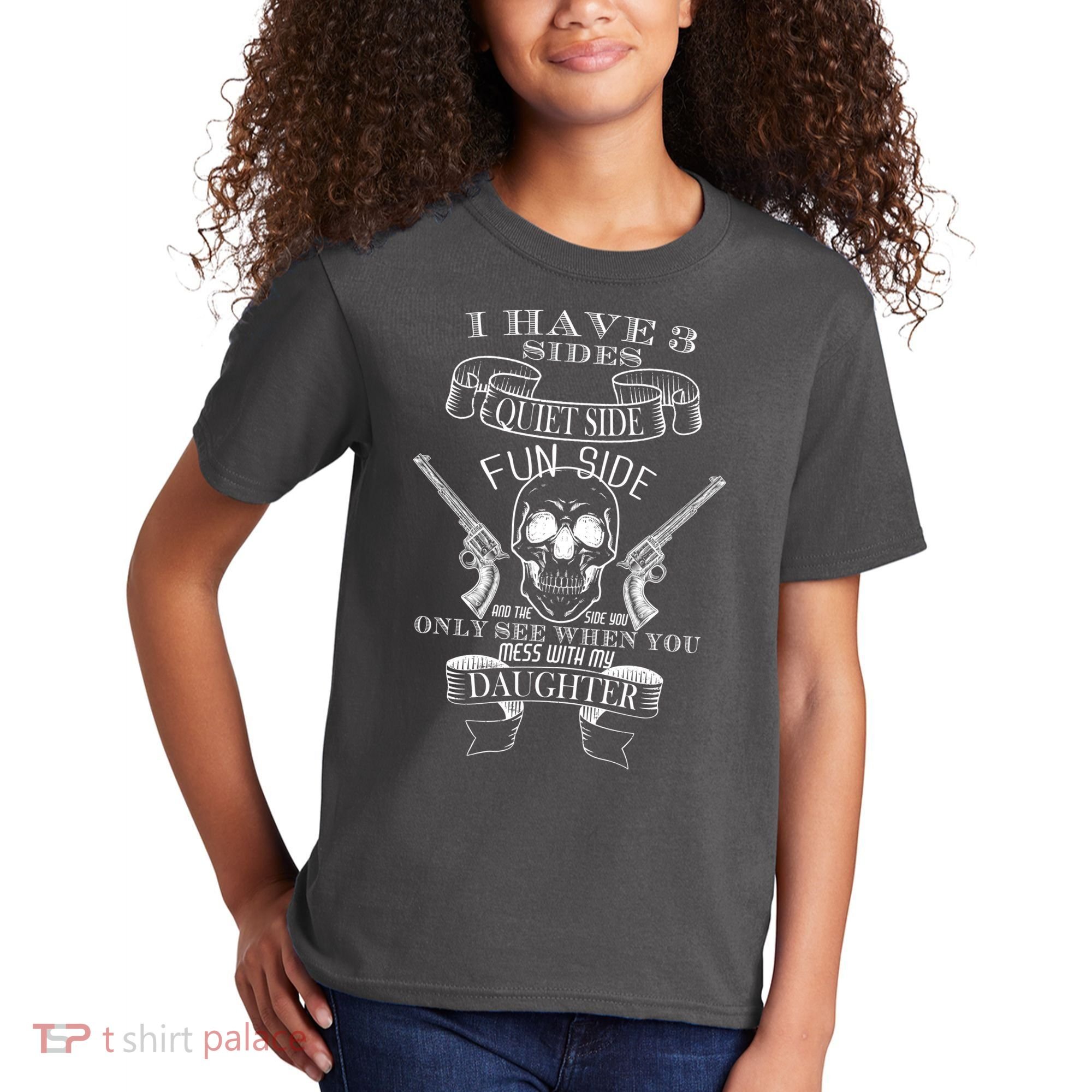 Father Daughter Side Kids T-Shirt