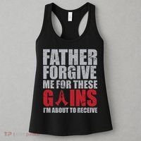 Father Forgive Me For These Gains  Women's Tank Top thumb 3